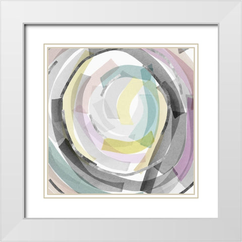 Le Reve I  White Modern Wood Framed Art Print with Double Matting by Isabelle Z