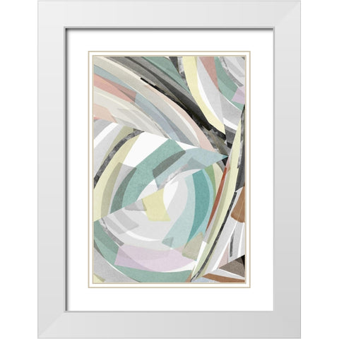 Le Reve II  White Modern Wood Framed Art Print with Double Matting by Isabelle Z