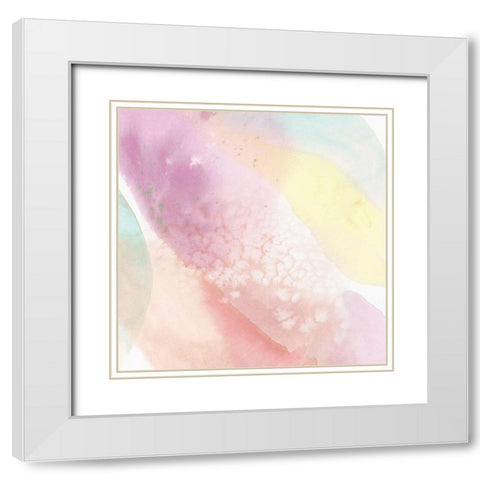 Vitality  White Modern Wood Framed Art Print with Double Matting by Isabelle Z