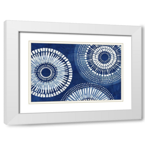 Adelle I  White Modern Wood Framed Art Print with Double Matting by Isabelle Z