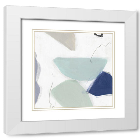 August Eve I  White Modern Wood Framed Art Print with Double Matting by Isabelle Z