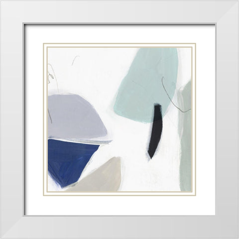 August Eve II  White Modern Wood Framed Art Print with Double Matting by Isabelle Z