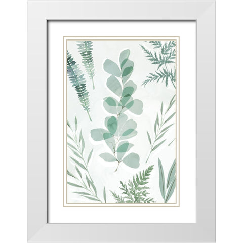 Some Day Soon II   White Modern Wood Framed Art Print with Double Matting by Isabelle Z