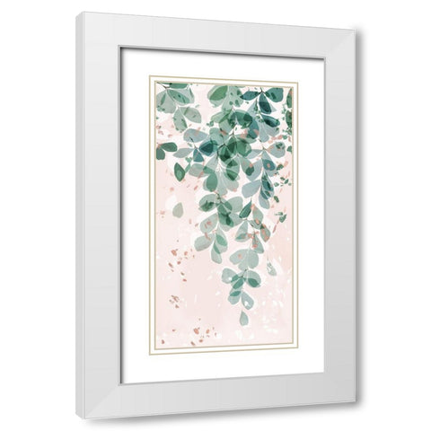 Mizzle I  White Modern Wood Framed Art Print with Double Matting by Isabelle Z