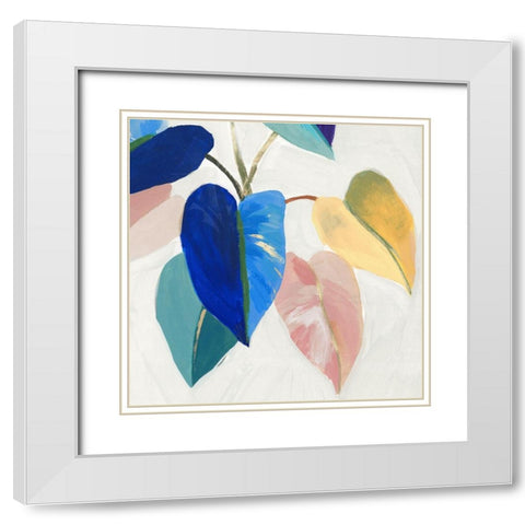 Bright Mood I White Modern Wood Framed Art Print with Double Matting by Isabelle Z