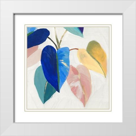 Bright Mood I White Modern Wood Framed Art Print with Double Matting by Isabelle Z