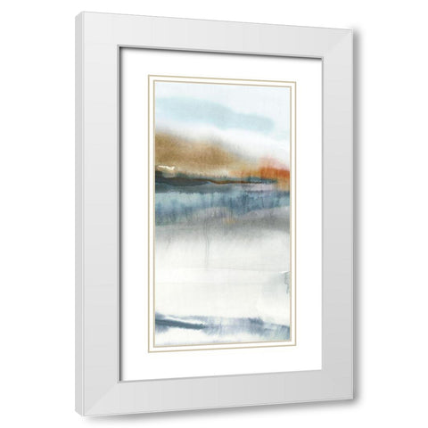 Sign of the Times II  White Modern Wood Framed Art Print with Double Matting by Isabelle Z