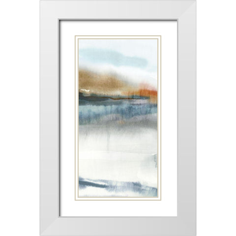 Sign of the Times II  White Modern Wood Framed Art Print with Double Matting by Isabelle Z