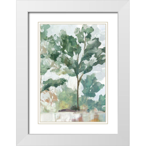 Soundless Beauty II  White Modern Wood Framed Art Print with Double Matting by Isabelle Z