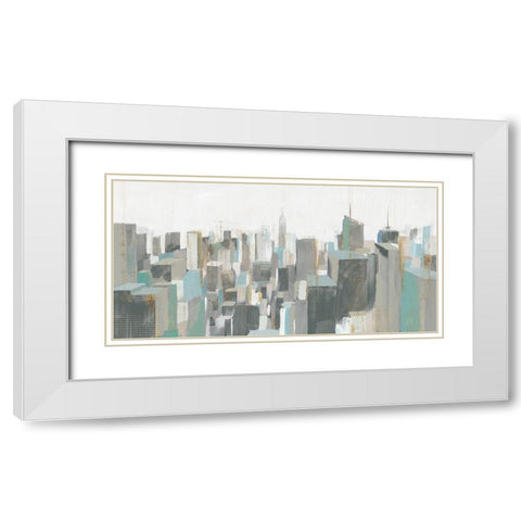 Soft Morning Light White Modern Wood Framed Art Print with Double Matting by Isabelle Z