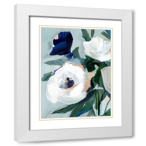 Eternal Spring I White Modern Wood Framed Art Print with Double Matting by Isabelle Z