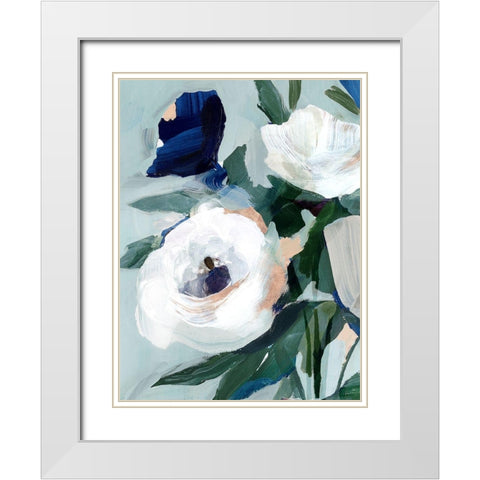 Eternal Spring I White Modern Wood Framed Art Print with Double Matting by Isabelle Z