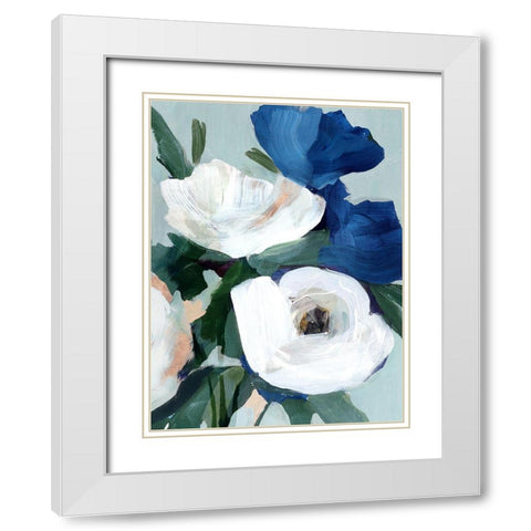 Eternal Spring II White Modern Wood Framed Art Print with Double Matting by Isabelle Z