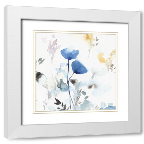 Grateful Minds II White Modern Wood Framed Art Print with Double Matting by Isabelle Z