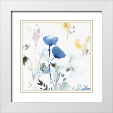 Grateful Minds II White Modern Wood Framed Art Print with Double Matting by Isabelle Z