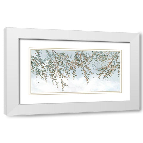 A New Day White Modern Wood Framed Art Print with Double Matting by Isabelle Z