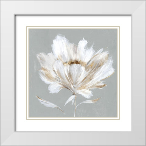 Sleeping Beauty III White Modern Wood Framed Art Print with Double Matting by Isabelle Z