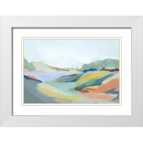 Return to Nature I  White Modern Wood Framed Art Print with Double Matting by Isabelle Z