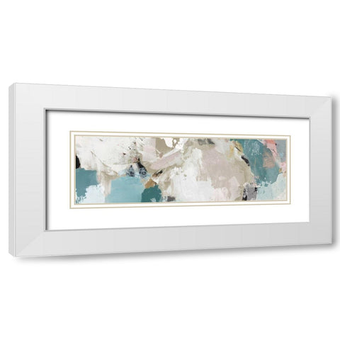 Abstract Dream I White Modern Wood Framed Art Print with Double Matting by Isabelle Z