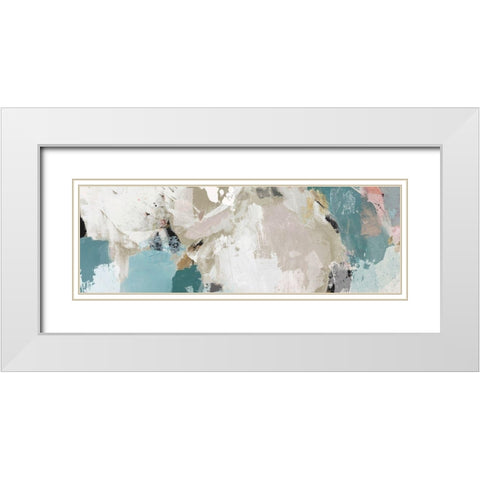 Abstract Dream I White Modern Wood Framed Art Print with Double Matting by Isabelle Z