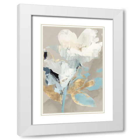 Authentic Beauty I White Modern Wood Framed Art Print with Double Matting by Isabelle Z