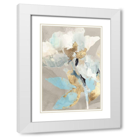 Authentic Beauty II White Modern Wood Framed Art Print with Double Matting by Isabelle Z