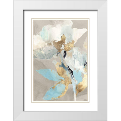 Authentic Beauty II White Modern Wood Framed Art Print with Double Matting by Isabelle Z