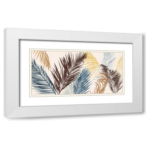 Hawaiian Breeze I  White Modern Wood Framed Art Print with Double Matting by Isabelle Z