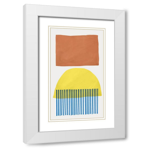 Mullholland Drive III White Modern Wood Framed Art Print with Double Matting by Isabelle Z