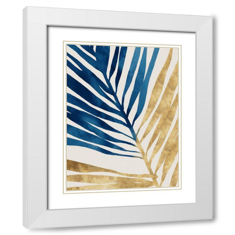 Sweet Palm I  White Modern Wood Framed Art Print with Double Matting by Isabelle Z