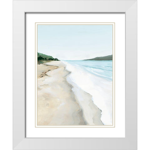 Crash Into Me II White Modern Wood Framed Art Print with Double Matting by Isabelle Z