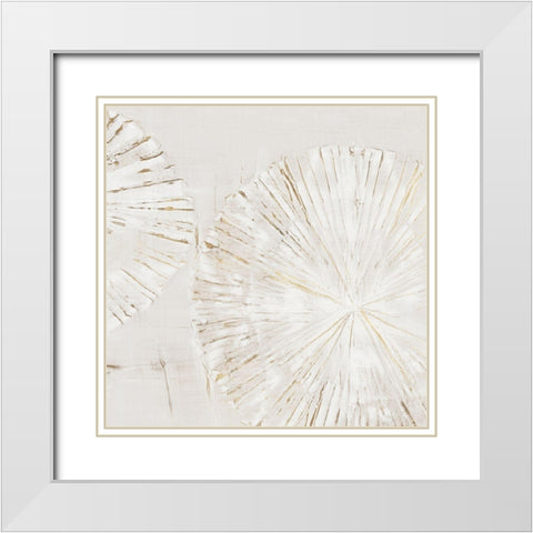 Choir I  White Modern Wood Framed Art Print with Double Matting by Isabelle Z