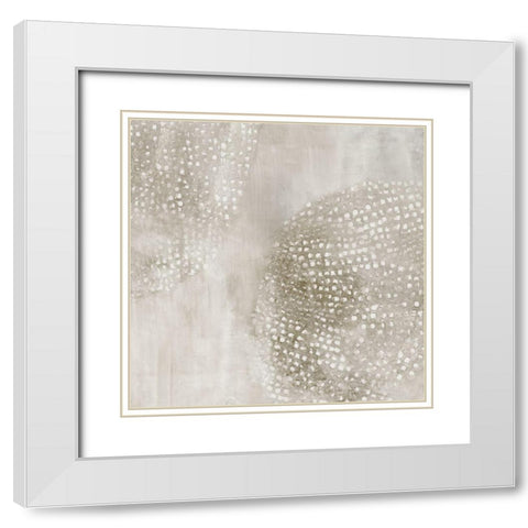 Shimmering Dreams I  White Modern Wood Framed Art Print with Double Matting by Isabelle Z