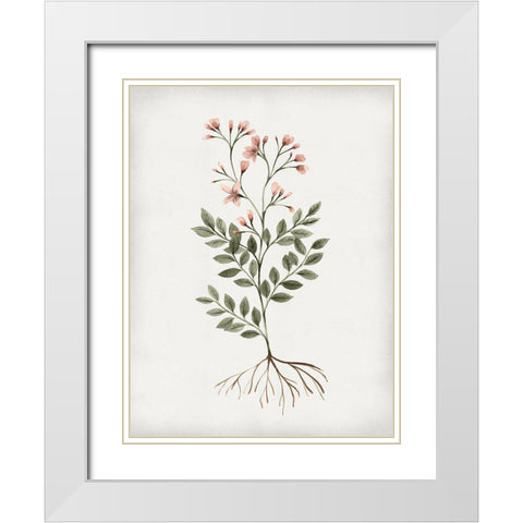 Green Tile III White Modern Wood Framed Art Print with Double Matting by Isabelle Z