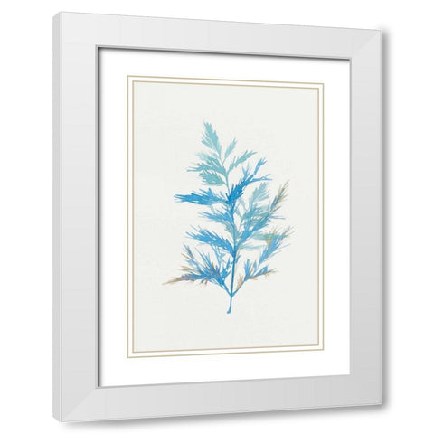 Whimsical Botanical I White Modern Wood Framed Art Print with Double Matting by Isabelle Z
