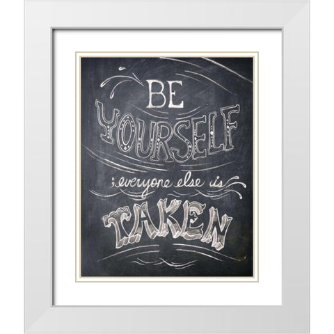 Taken - Mini White Modern Wood Framed Art Print with Double Matting by Fontaine, Drako