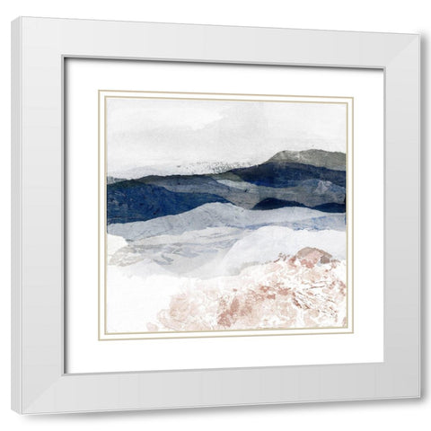 Beckoning Basin I White Modern Wood Framed Art Print with Double Matting by Sullivan Fowler, Jan