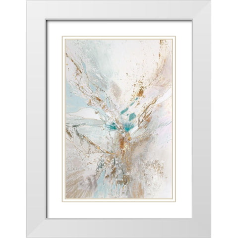 Part Ways I  White Modern Wood Framed Art Print with Double Matting by Gardner, Jennifer
