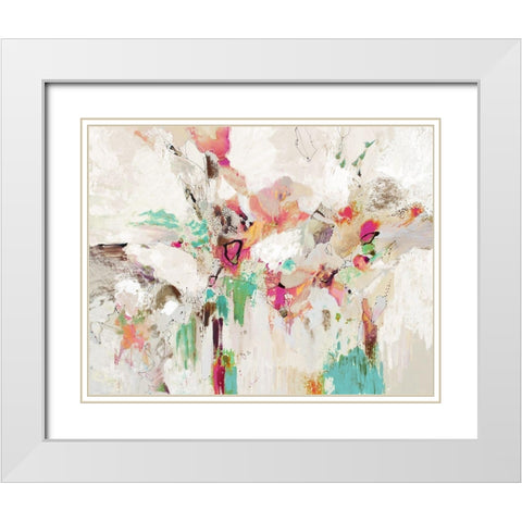 At the Beginning White Modern Wood Framed Art Print with Double Matting by Gardner, Jennifer