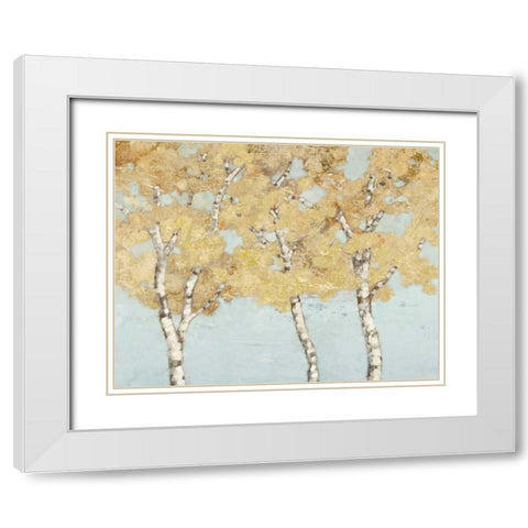 Soft Breeze II White Modern Wood Framed Art Print with Double Matting by Reynolds, Graham