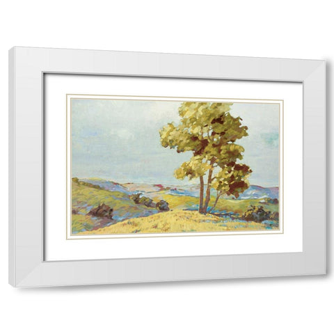 Sandhills I White Modern Wood Framed Art Print with Double Matting by Reynolds, Graham