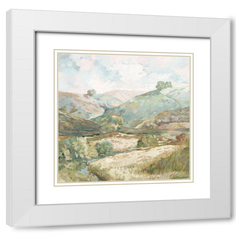 Windy Weather I White Modern Wood Framed Art Print with Double Matting by Reynolds, Graham