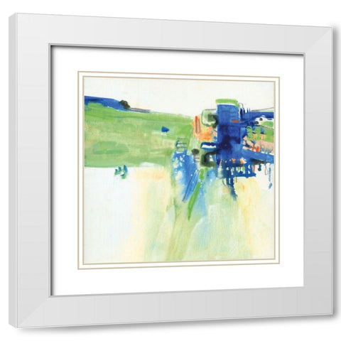 Spring 2015 White Modern Wood Framed Art Print with Double Matting by Guna, Bianka