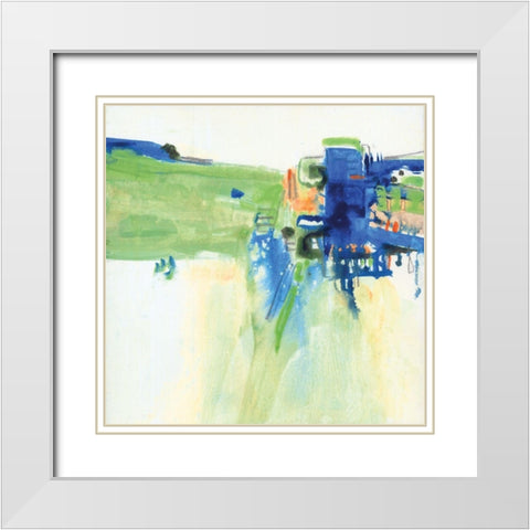 Spring 2015 White Modern Wood Framed Art Print with Double Matting by Guna, Bianka