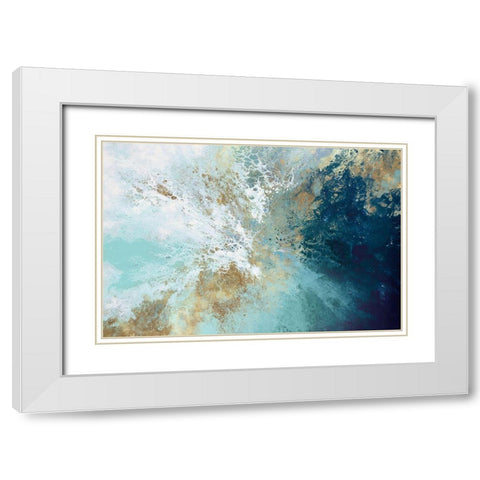 Pomona White Modern Wood Framed Art Print with Double Matting by Broughton, Shaylen