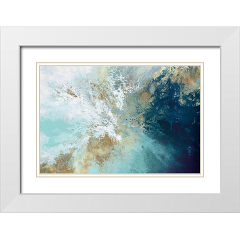 Pomona White Modern Wood Framed Art Print with Double Matting by Broughton, Shaylen