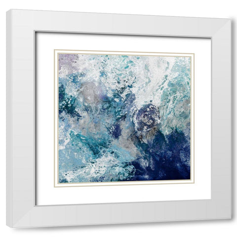 Lyrae  White Modern Wood Framed Art Print with Double Matting by Broughton, Shalyen