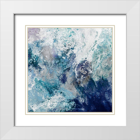 Lyrae  White Modern Wood Framed Art Print with Double Matting by Broughton, Shalyen
