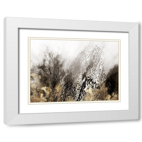 Kianda  White Modern Wood Framed Art Print with Double Matting by Broughton, Shaylen