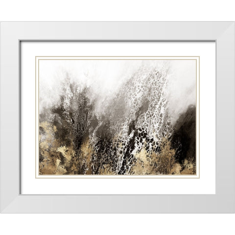 Kianda  White Modern Wood Framed Art Print with Double Matting by Broughton, Shaylen